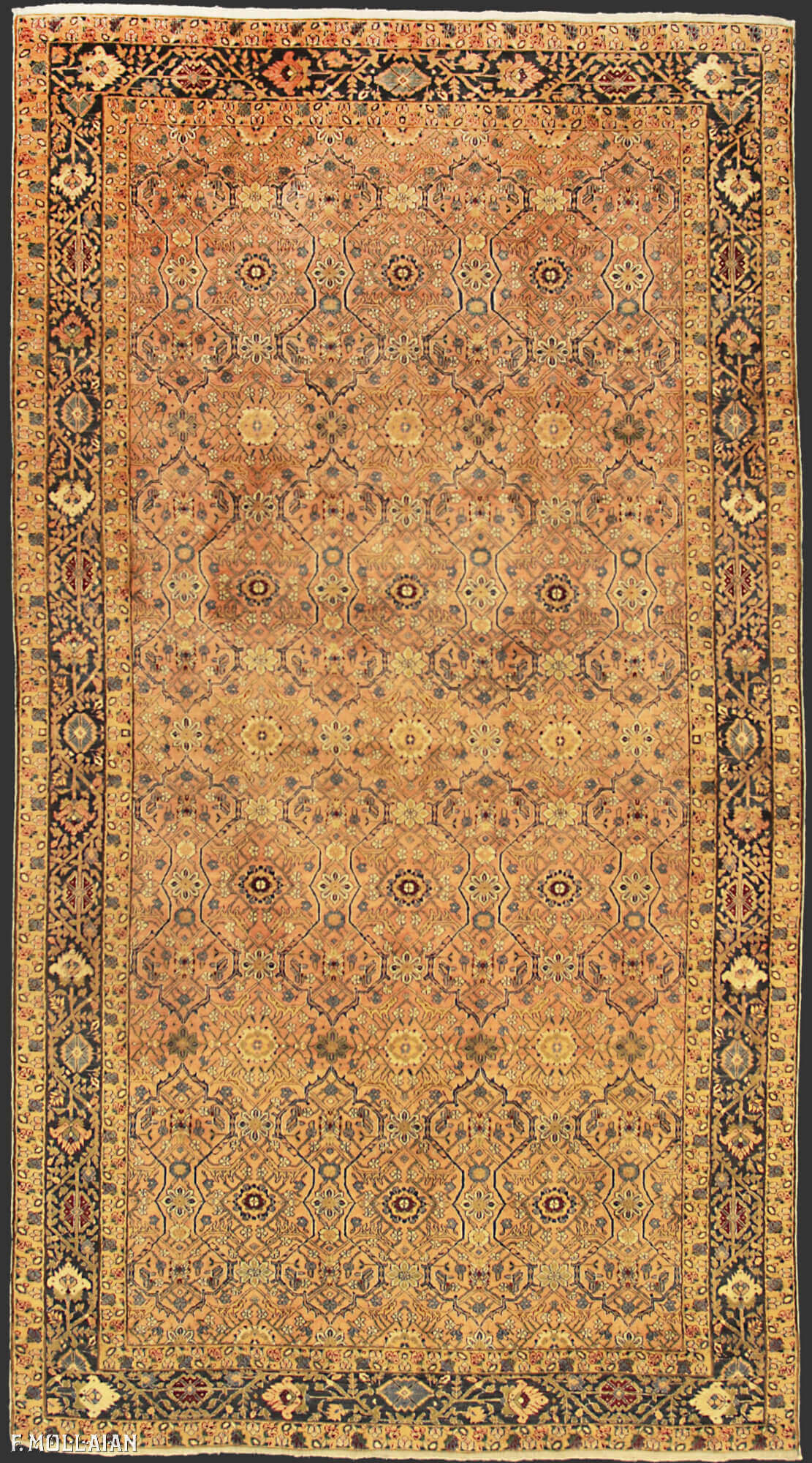 Alfombra India Vieja Pashmina Wool Rug n°:32878245